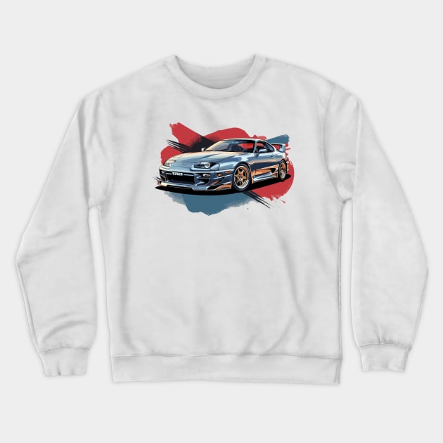 Toyota Supra mk24 Crewneck Sweatshirt by remixer2020